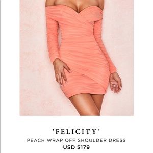 House of CB felicity Peach size S